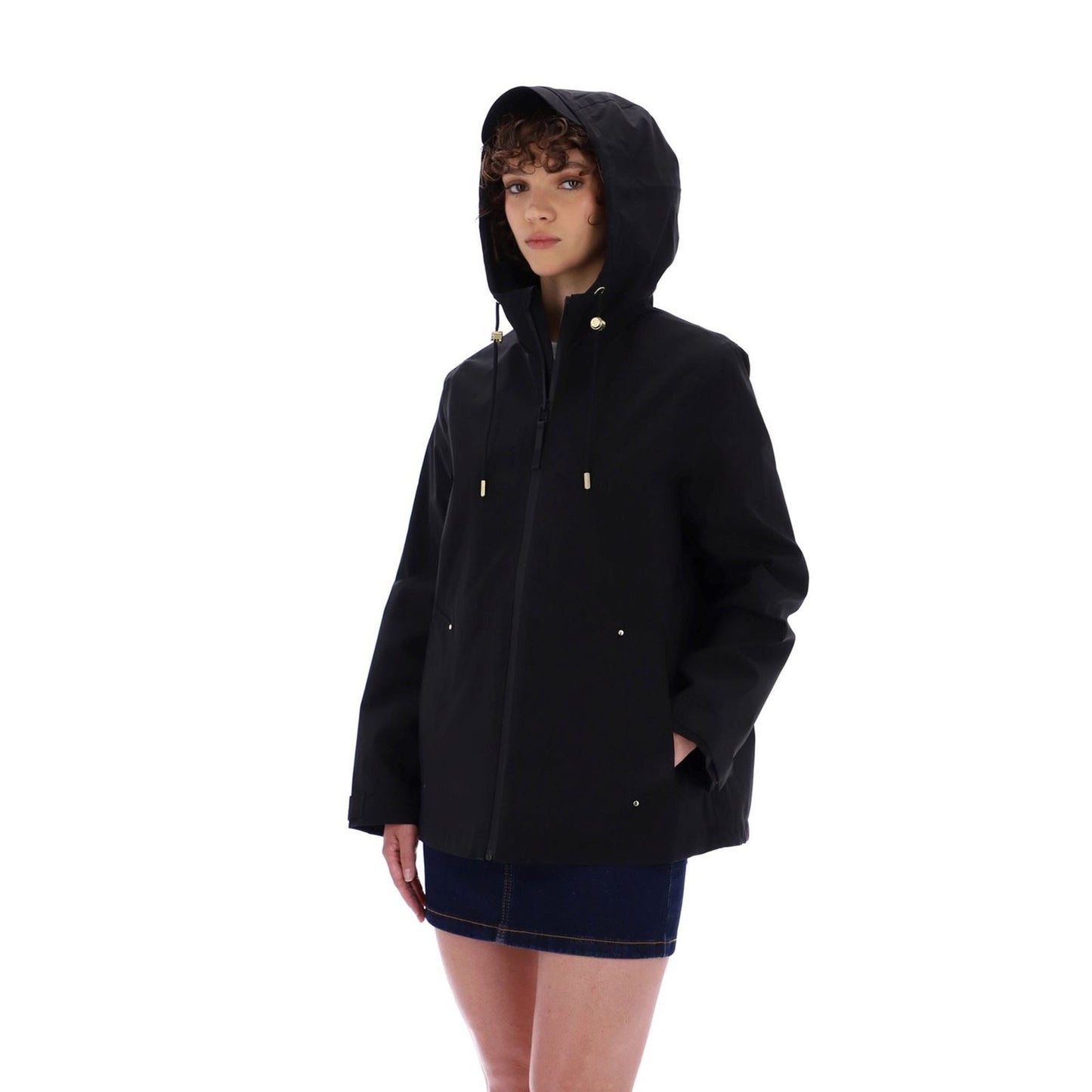 Hunter Original Lightweight Waterproof Women's Black Rain Jacket