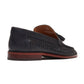 Base London Bracken Loafer Leather Men's Navy Loafers