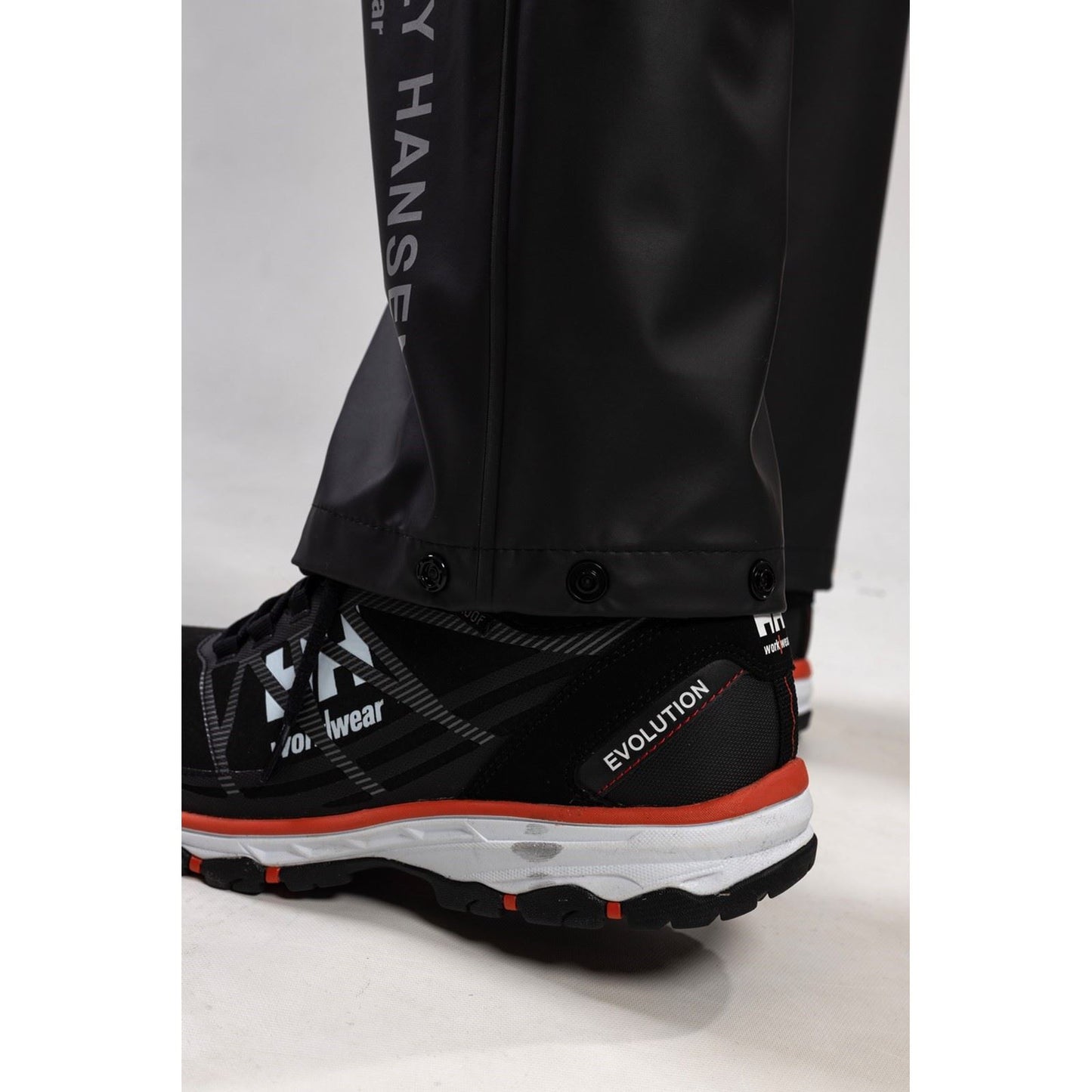Helly Hansen Workwear Voss Polyester Unisex Adults Black Rain Trousers