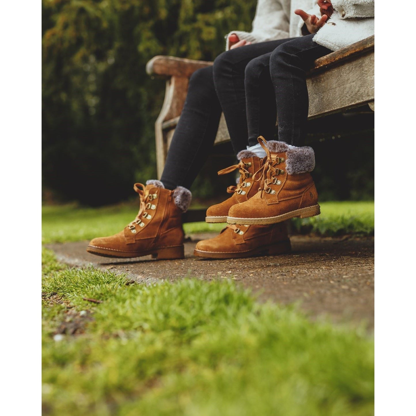 Hush Puppies Women's Florence Mid Boot in Tan