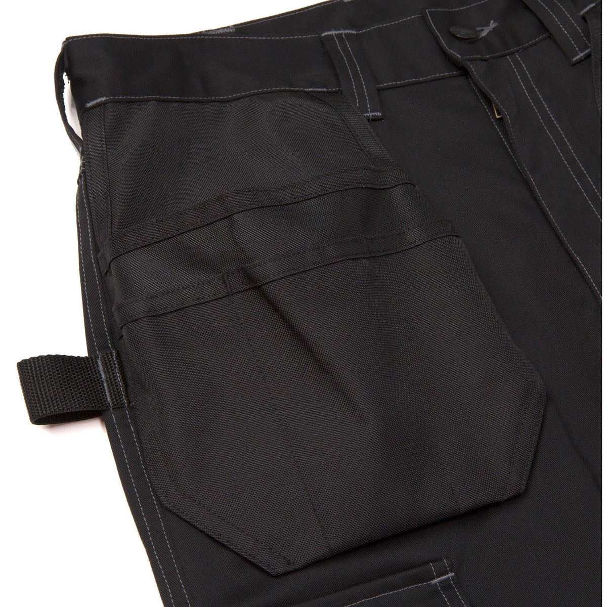 Caterpillar Essential Knee Pocket Stretch Holster Polyester Men's Black Outdoor Trousers