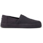 TOMS Alpargata Premium Leather Men's Forged Iron Espadrilles