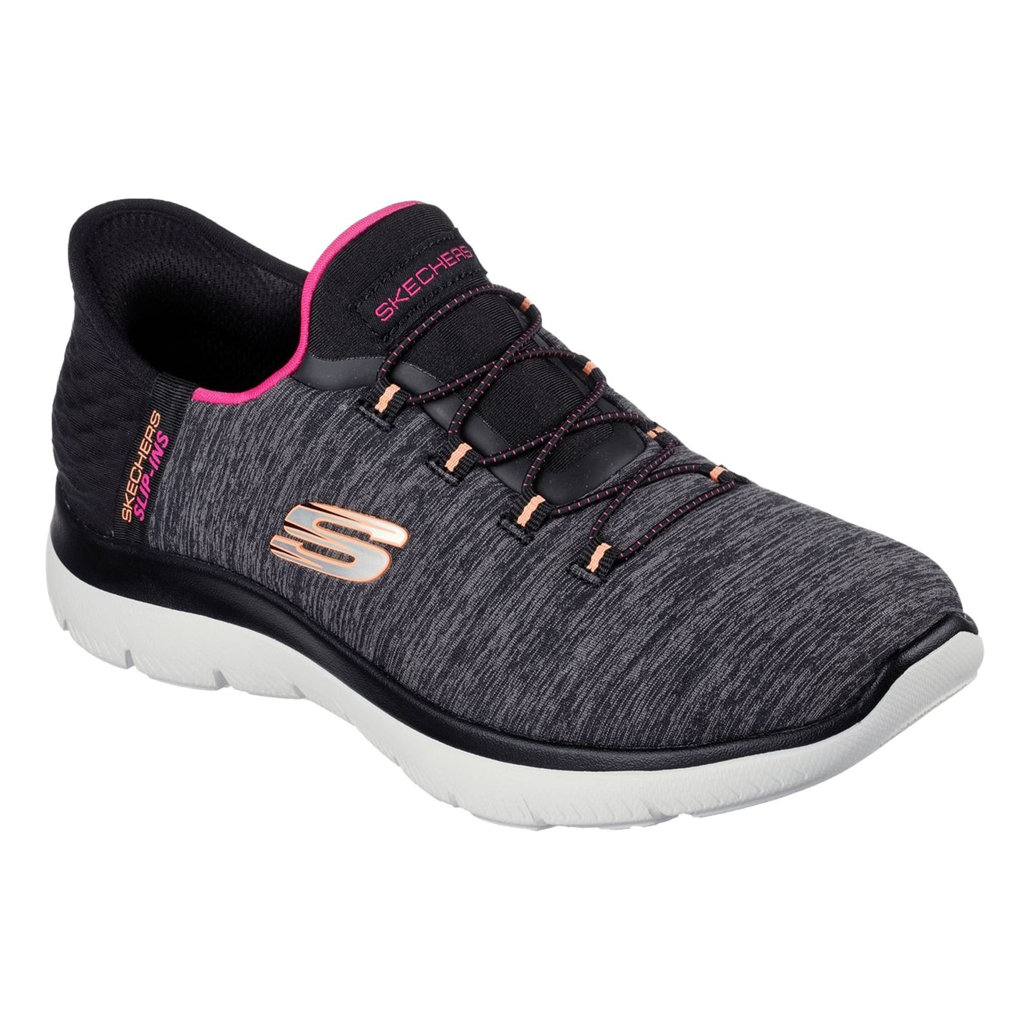 Skechers Women's Summits Dazzling Haze Shoes in Black/Multi