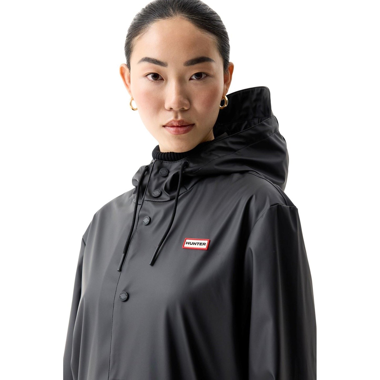 Hunter Jo Parka Unisex Adults Black Rain Jacket