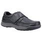 Hush Puppies Men's Casper Touch Fastening Shoes in Black