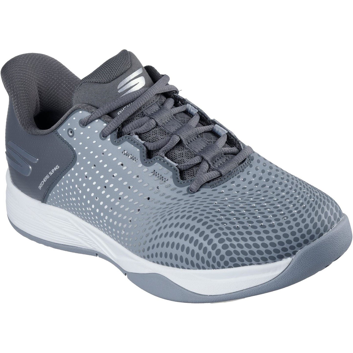 Skechers Performance Slip-ins Relaxed Fit Viper Court Reload Polyurethane Men's Grey/Charcoal Trainers