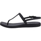 Crocs Miami Thong Flip TPU Women's Black Sandals