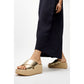 Fitflop Platfforms Leather Women's Platino Sandals
