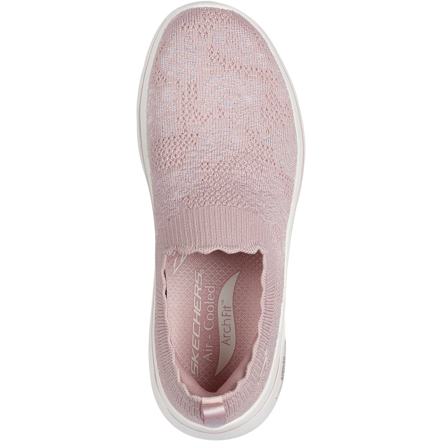 Skechers GO WALK Arch Fit 2.0 Rosa Linda Textile Women's Mauve Trainers