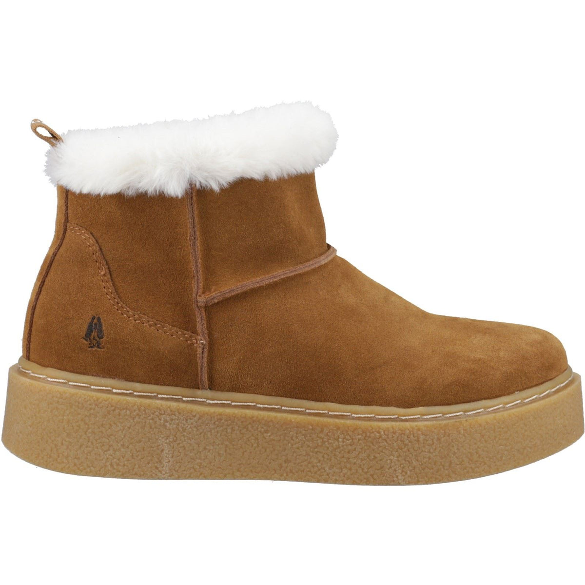 Hush Puppies Becca Suede Women's Tan Winter Ankle Boots