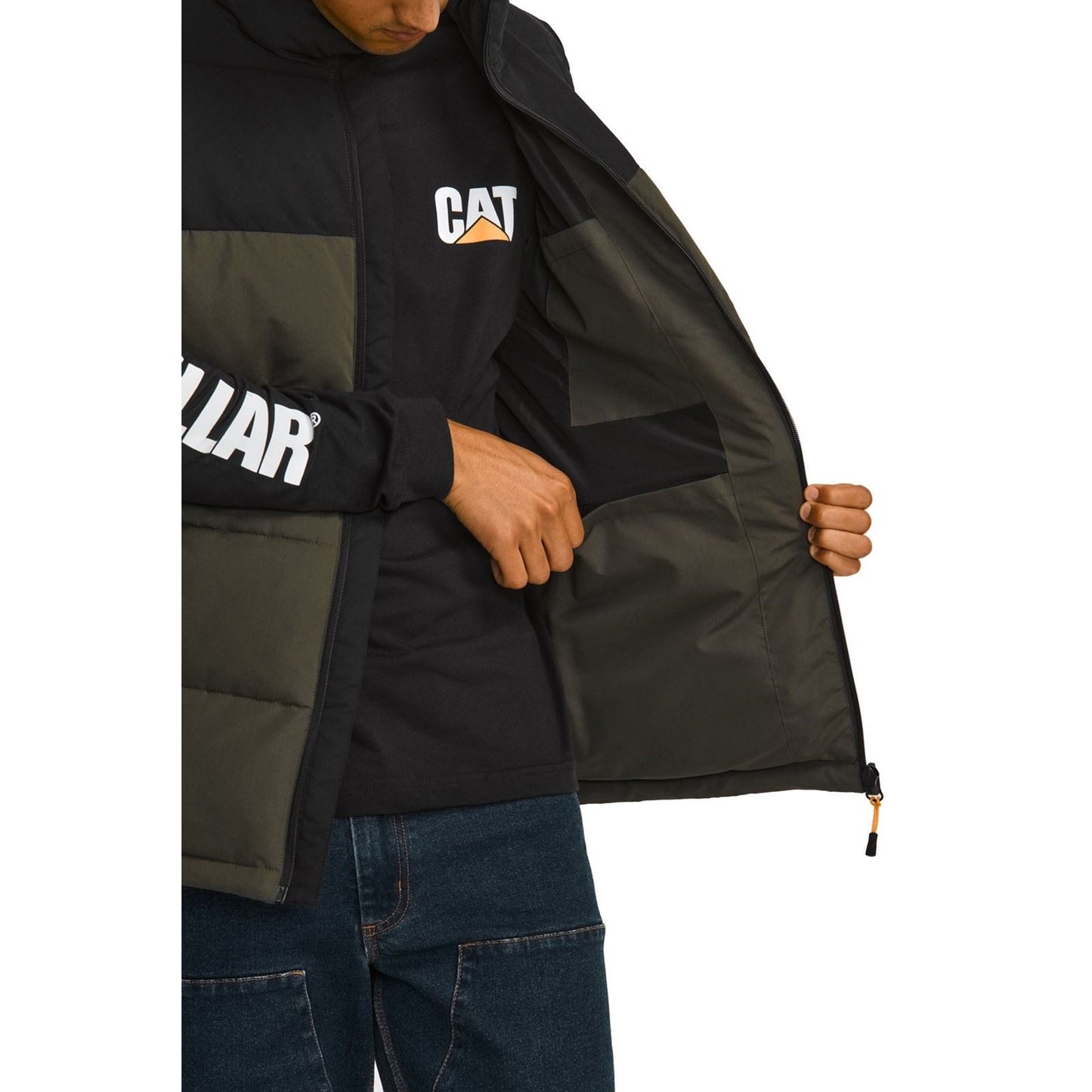 Caterpillar Men's Arctic Zone Vest in Moss