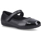 Hush Puppies Lottie Ballerina Jnr Leather Girl's Black Shoes