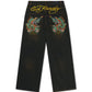 Ed Hardy Slithering Dragon XXTRA Men's Sandy Black Jeans