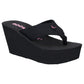 Rocket Dog Women's Diver Webbing Sandal in Black