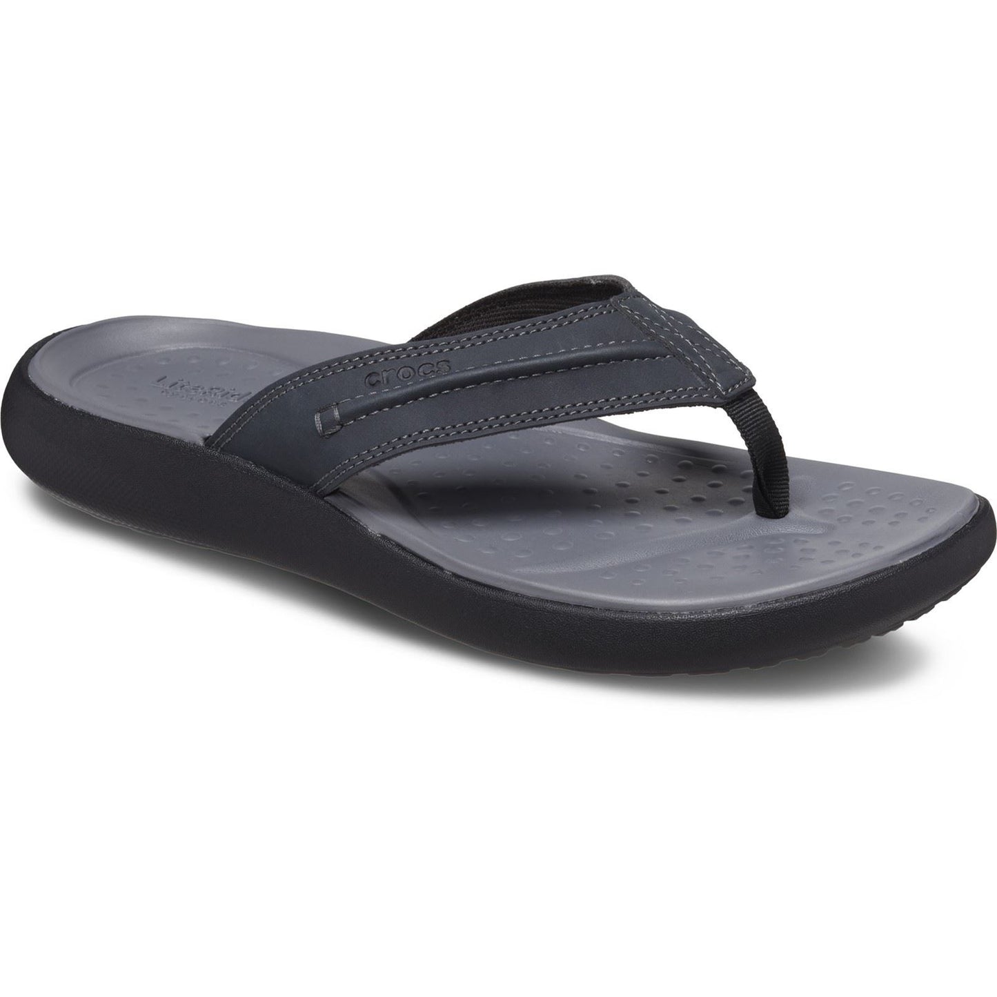 Crocs Yukon Vista II Polyurethane Men's Black Flip Flops