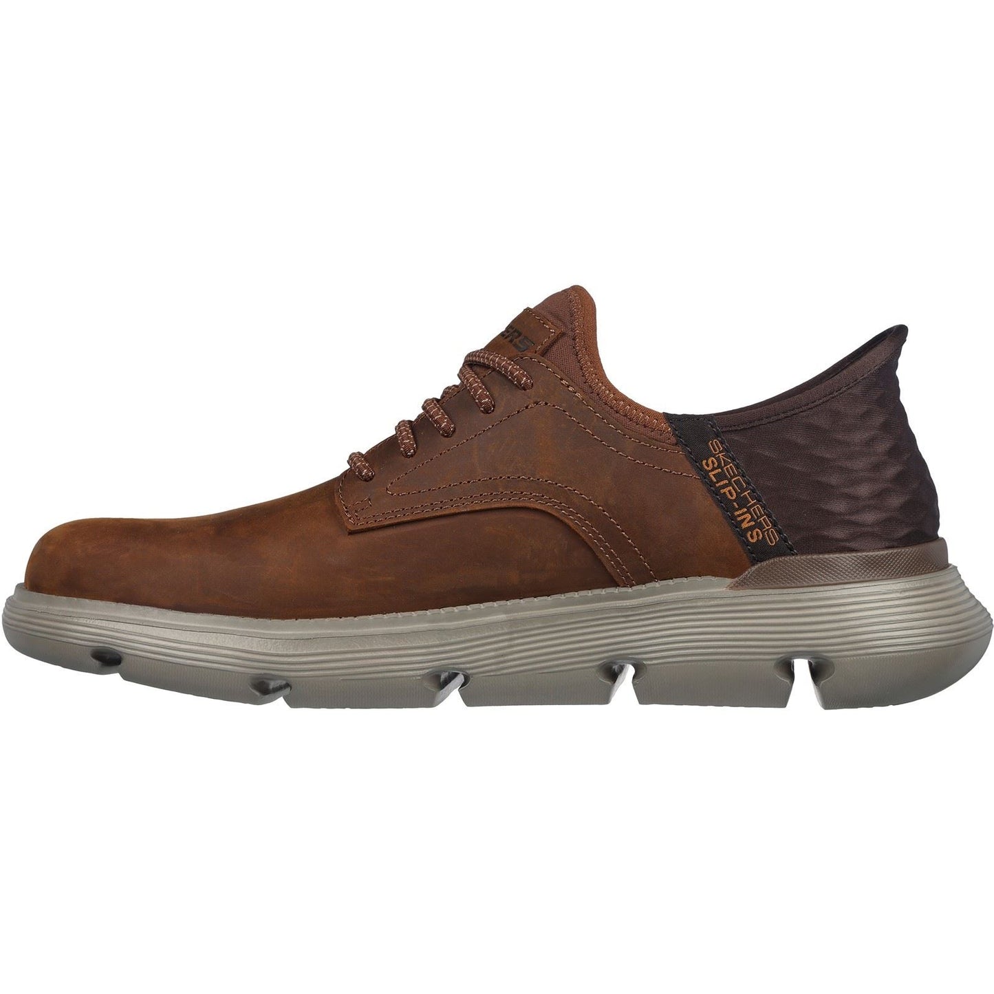 Skechers Men's Garza Gervin Shoes in Dark Brown