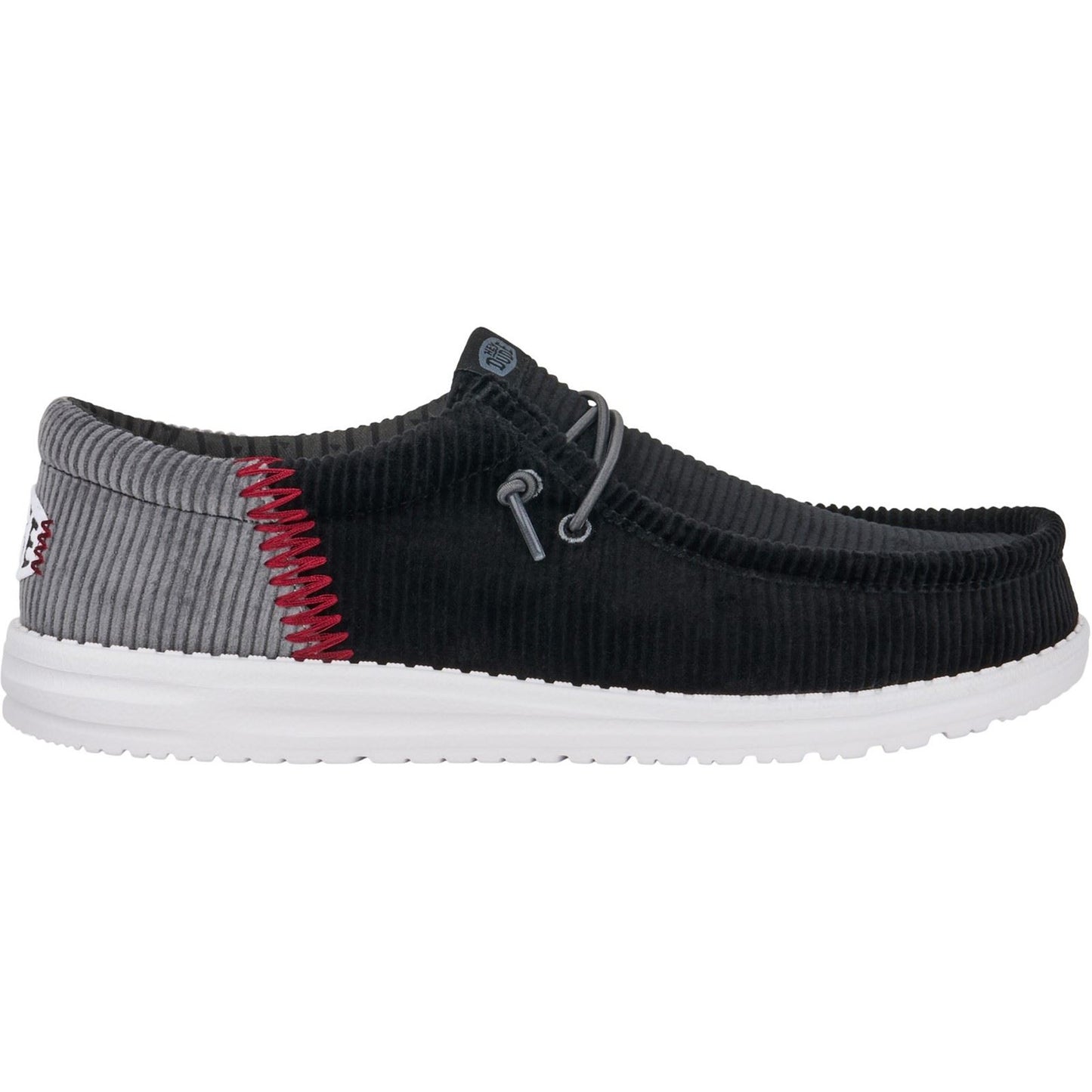 HEYDUDE Men's Wally Funk Corduroy Shoes in Black