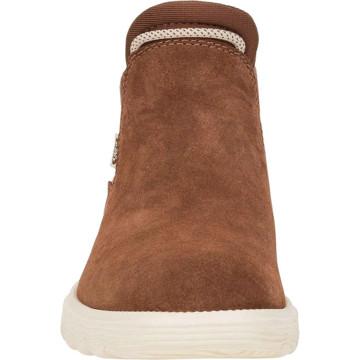HEYDUDE Women's Branson Suede Novelty Ankle Boots in Brown/Snake