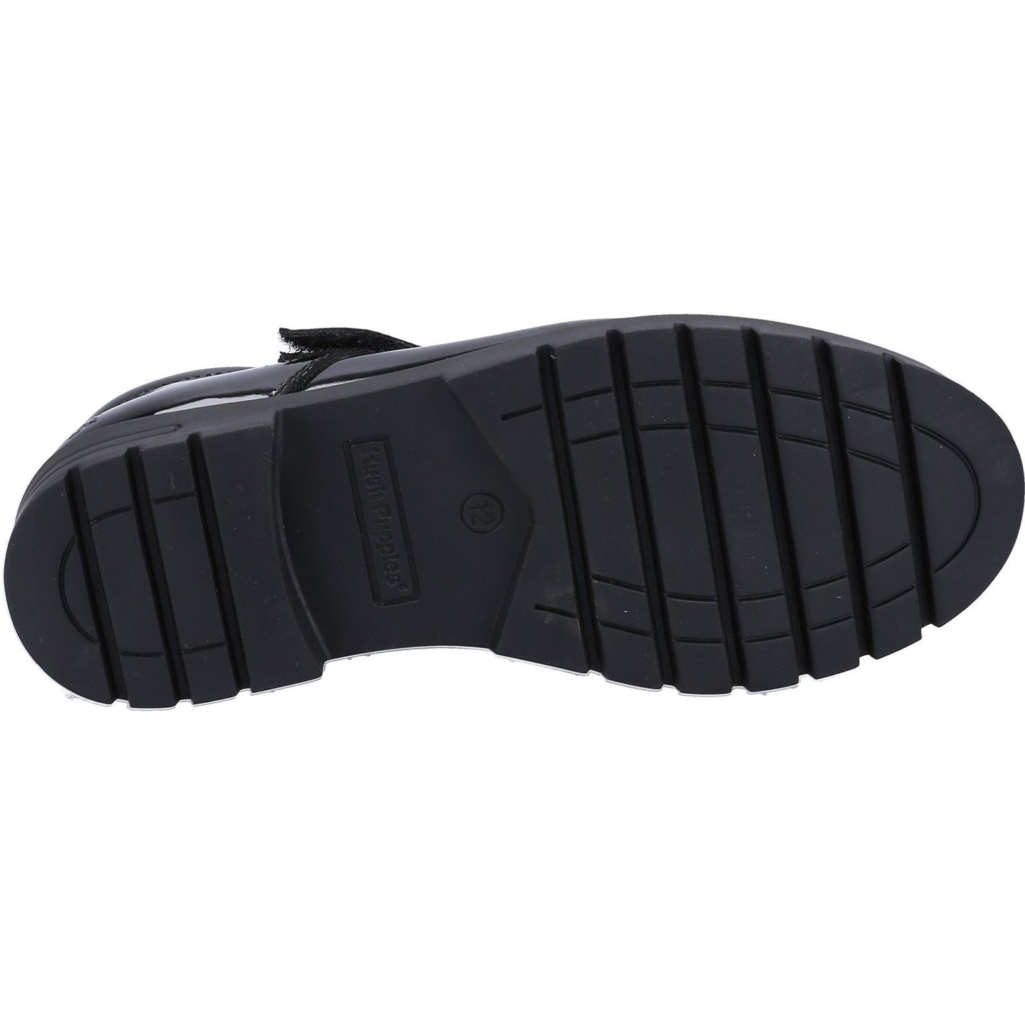 Hush Puppies Sabrina Patent Leather Youth Black Shoes