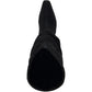 Dune Saunders Leather Women's Black Heeled Knee High Boots