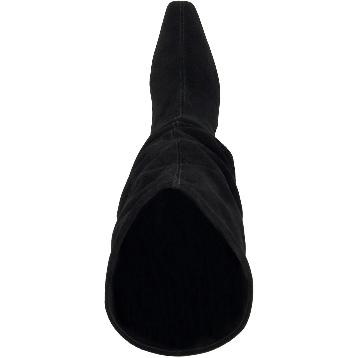 Dune Saunders Leather Women's Black Heeled Knee High Boots