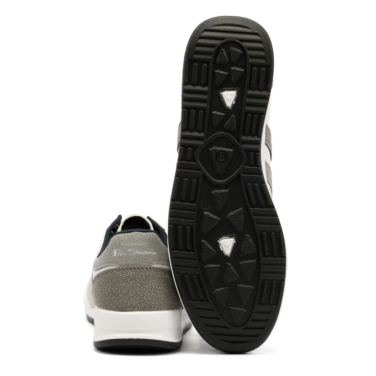 Ben Sherman - BS20006 MENS SOKKA TRAINER WHITE/GREY