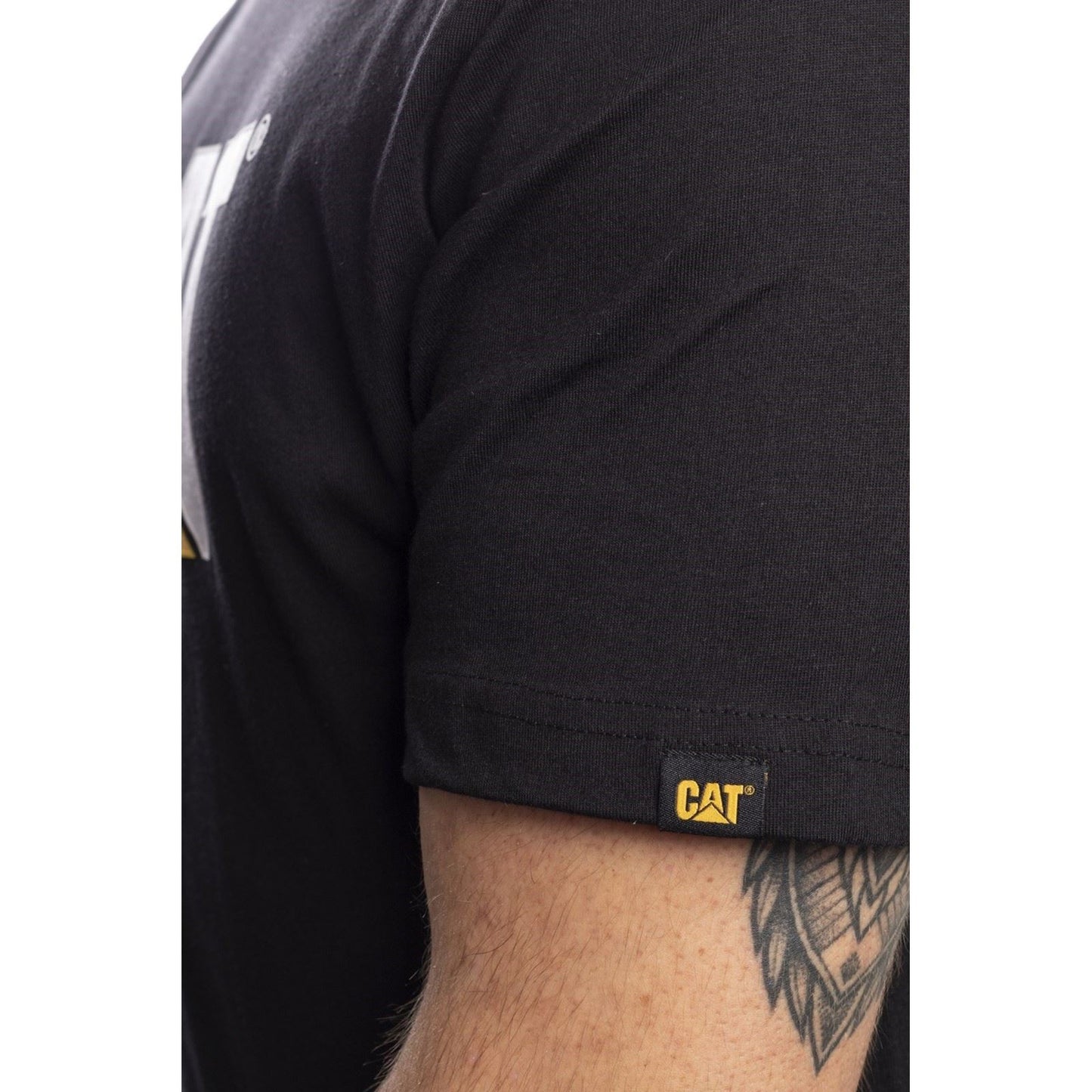 Caterpillar Men's Trademark Logo T-Shirt in Black