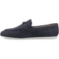 Sperry Slim Boat Shoe Leather Women's Navy Boat Shoes