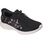 Skechers Ultra Flex 4.0 Sweet Petals Textile Women's Black Knit/Multi Trim Trainers