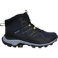 Hi-Tec Infuse Mid Polyester Men's Black/Spellbound/Acid Lime Hiking Boots