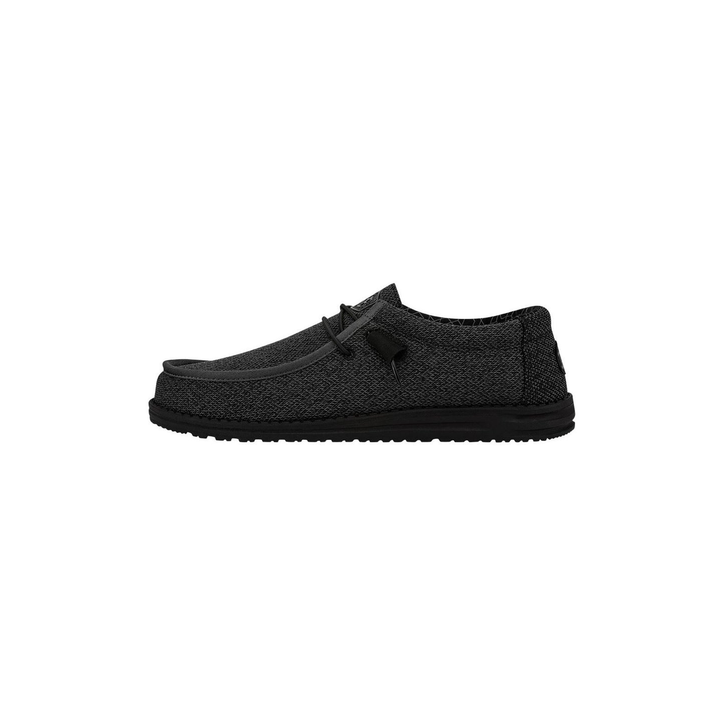 HEYDUDE Men's Wally Sox Shoe in Micro Total Black