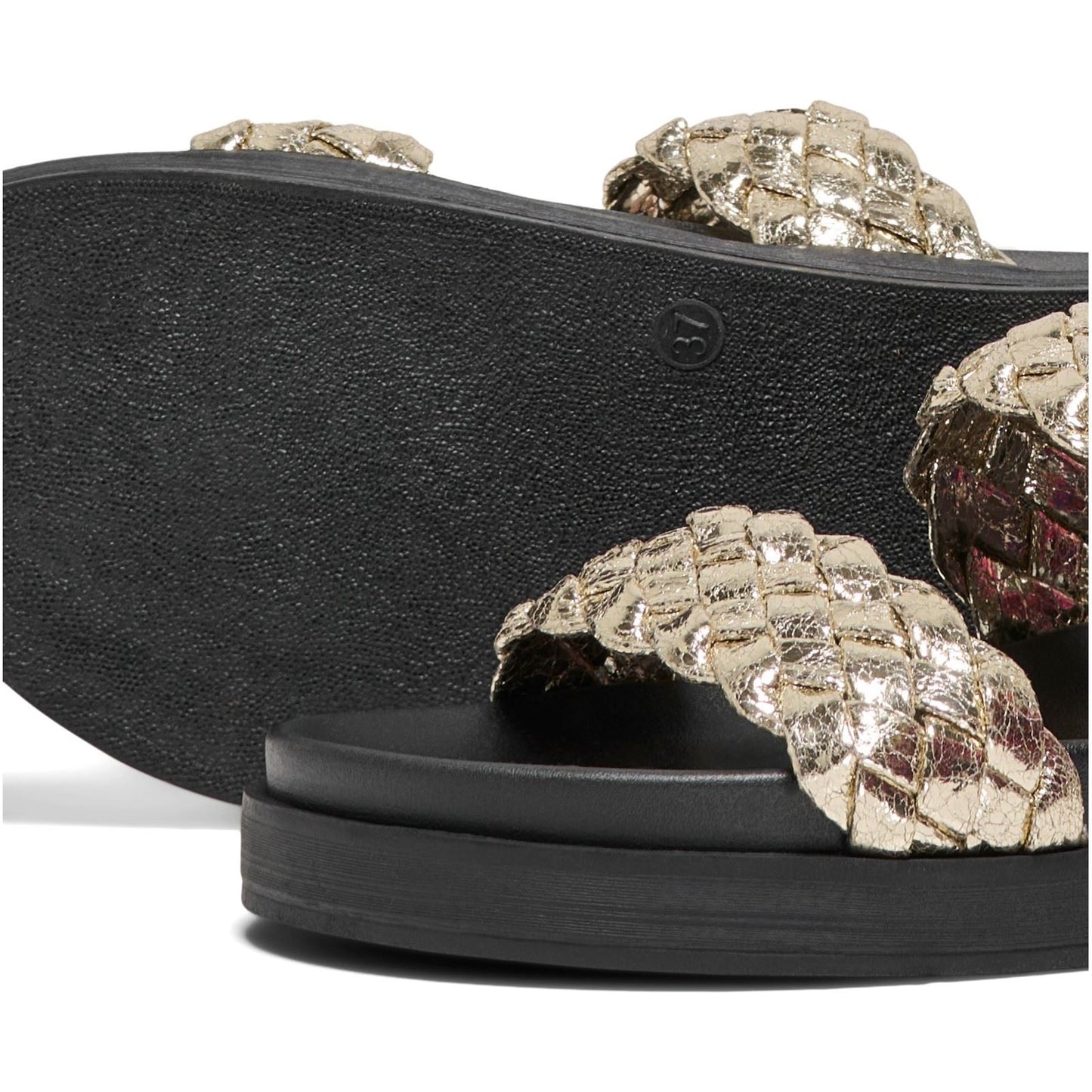ONLY MINNIE-16 Polyurethane Women's Gold Sandals