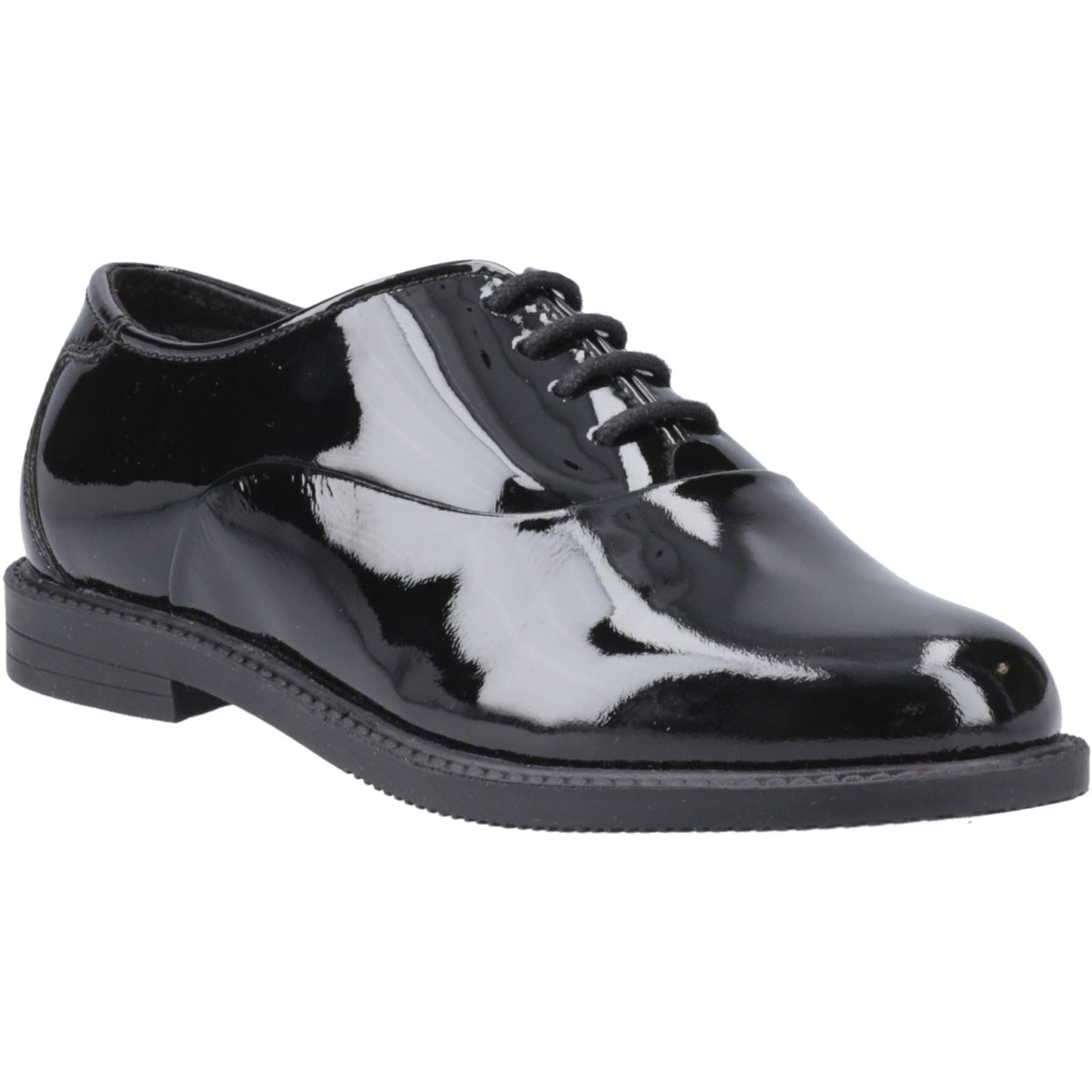 Hush Puppies Nellie Patent Leather Black Oxford Shoes