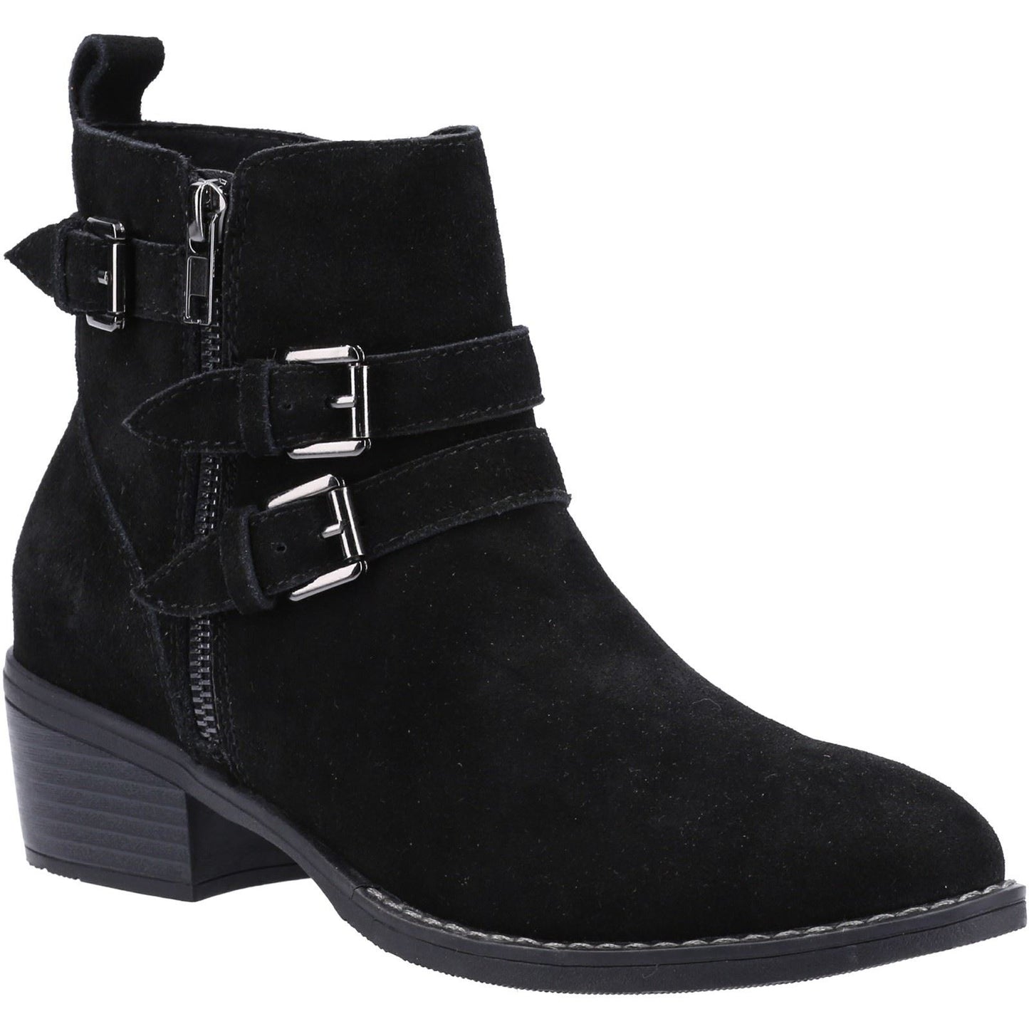 Hush Puppies Women's Jenna Ankle Boot in Black