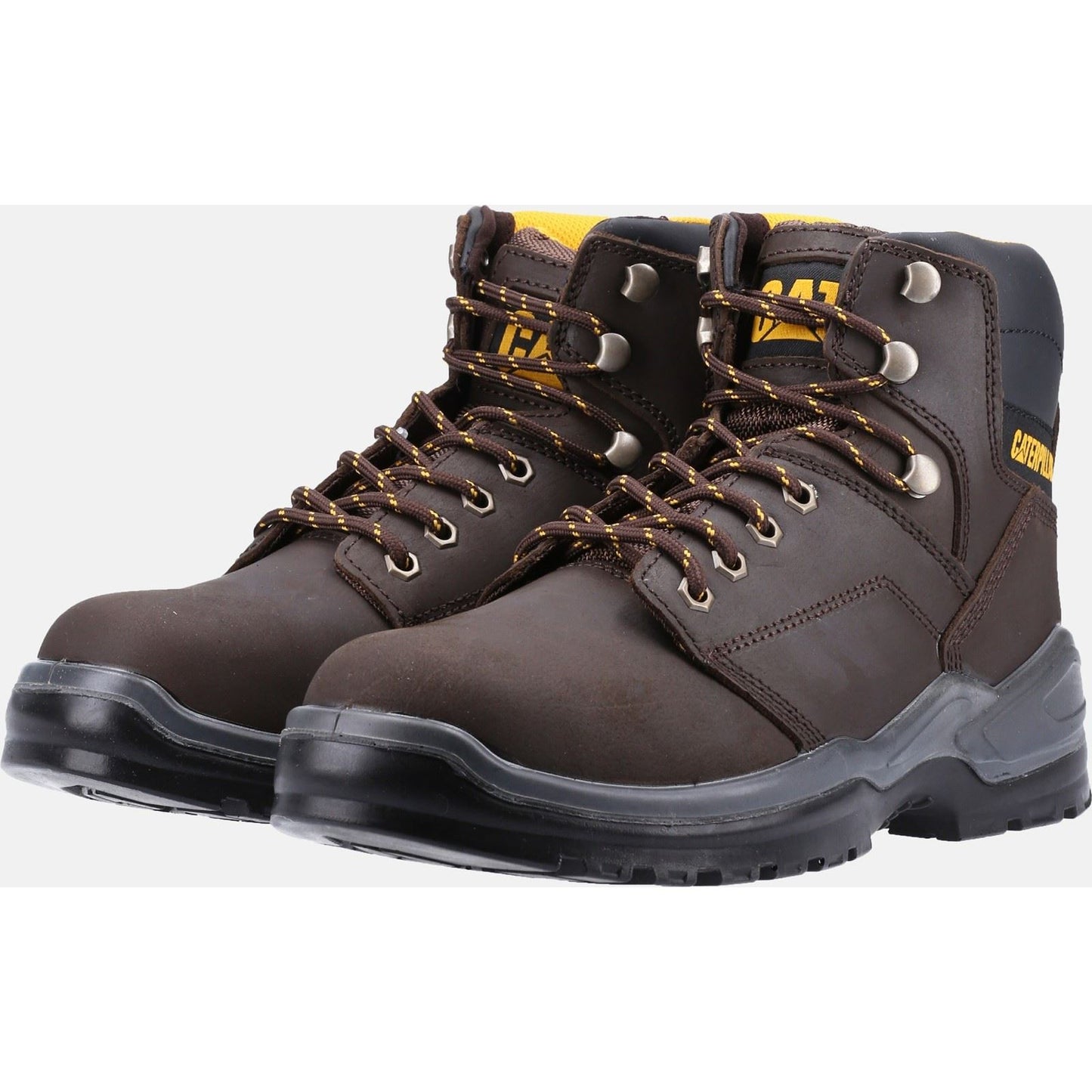 Caterpillar Men's Striver Injected Safety Boot in Brown