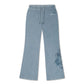 Ed Hardy Cross and Thorn Flared Women's Blue Joggers
