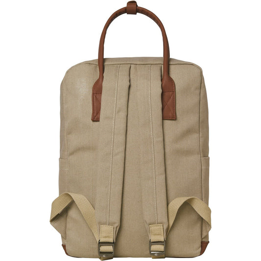 Jack & Jones Pascal Cotton Beige Backpack - One Size