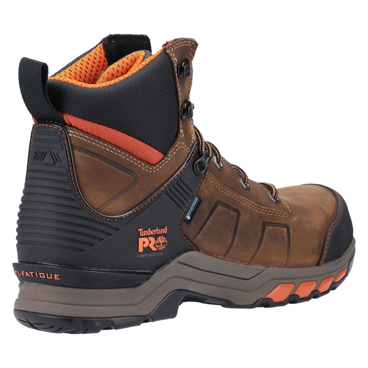 Timberland Pro Men's Hypercharge Composite Safety Toe Work Boot in Brown/Orange
