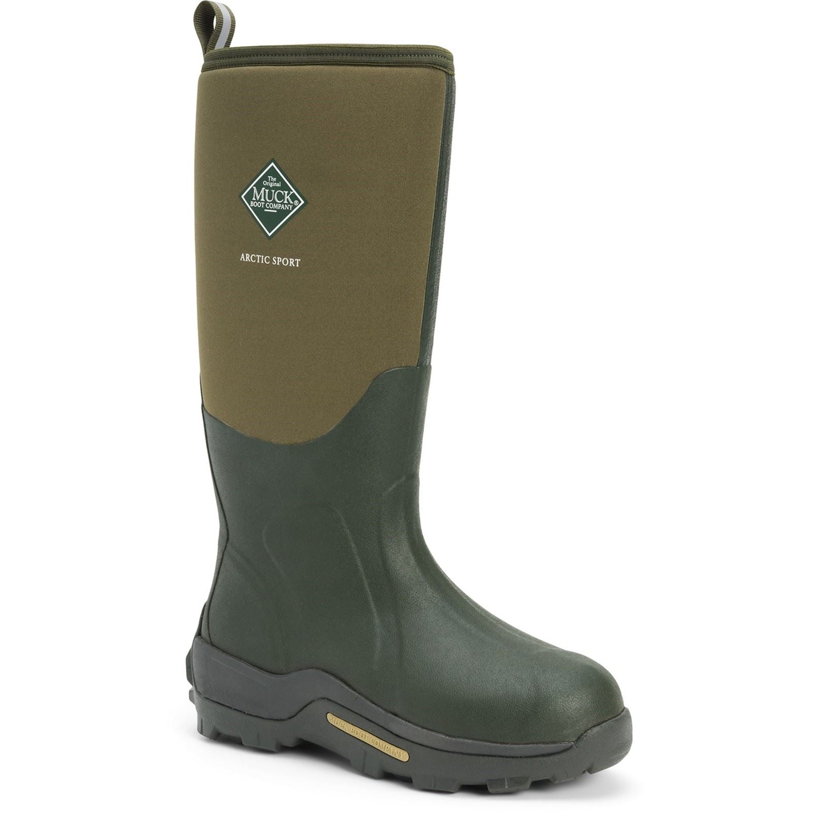 Arctic Sport Pull On Wellington Boot Moss Moss