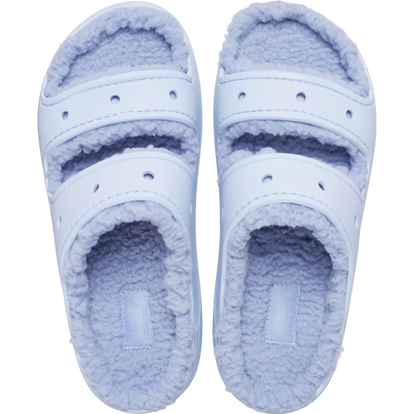 Crocs Women's Classic Cozzzy Sandal in Blue Calcite