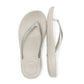 FitFlop Iqushion Ergonomic Women's Silver Flip Flops