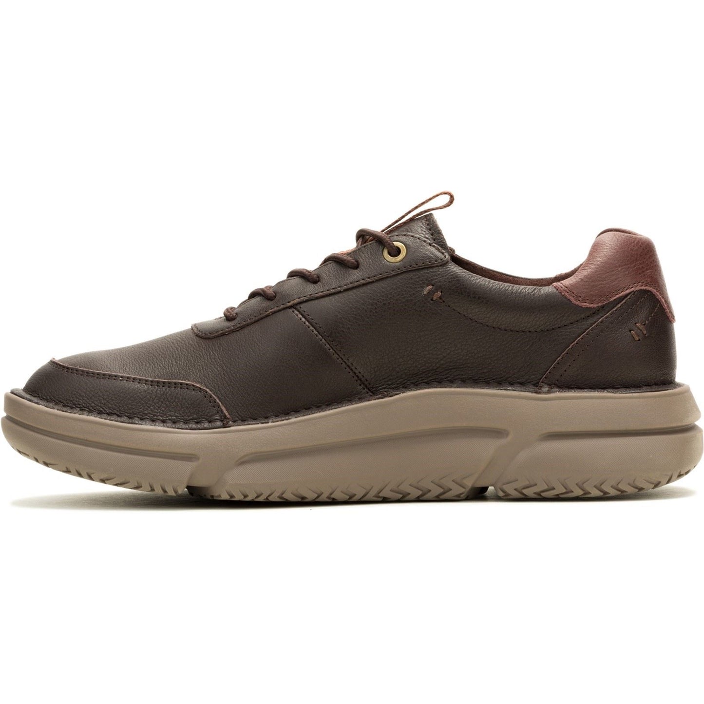 Hush Puppies Baylor Leather Men's Brown Trainers