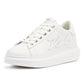 Karl Lagerfeld Kapri Signia Emboss Lo Lace Leather Women's White Trainers