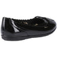 Hush Puppies Lillie Ballerina Patent Leather Youth Black Ballet Flats