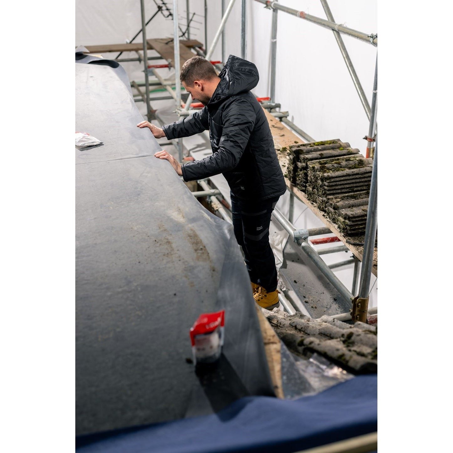 Hard Yakka Men's Puffa 2.0 Jacket in Black