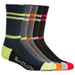 Hard Yakka Crew Cotton Unisex Adults's Multicoloured Work Socks