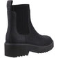 TOMS Millie Leather Women's Black Heeled Ankle Boots