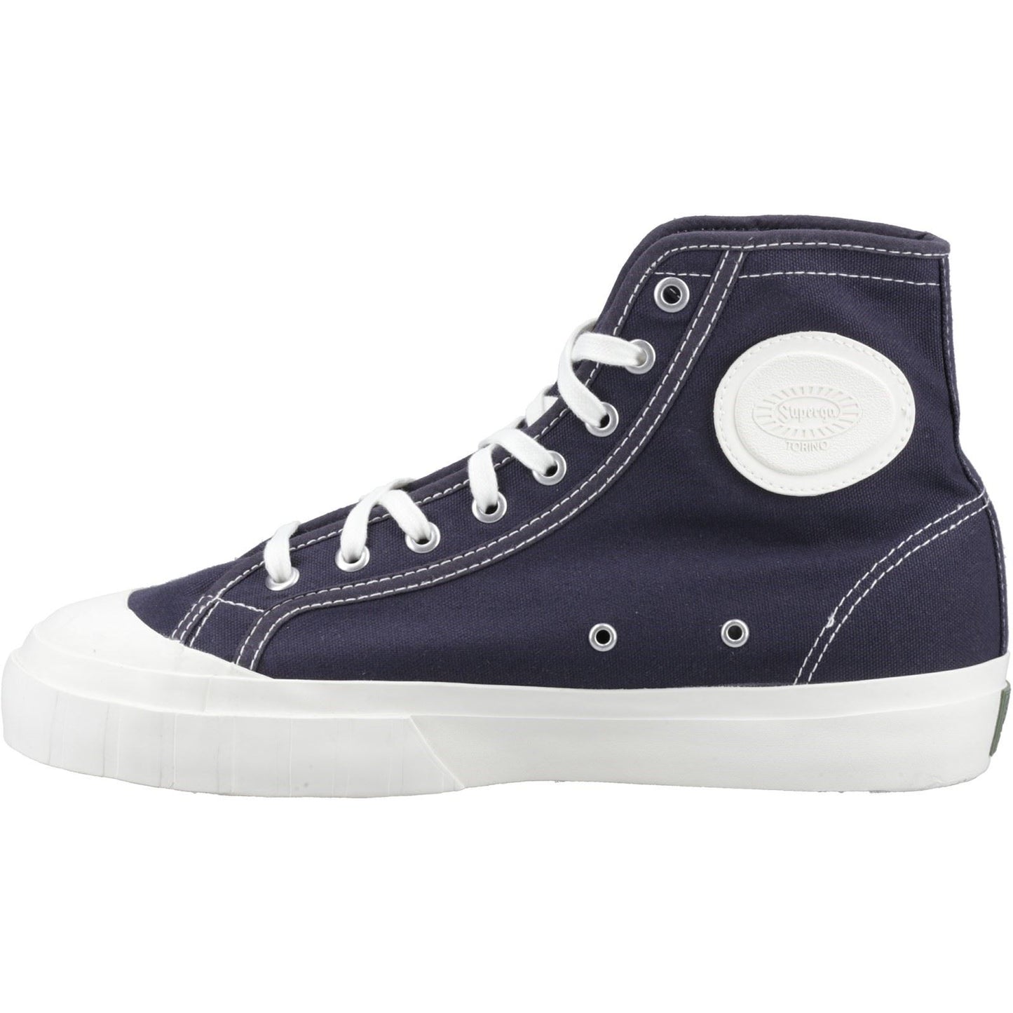 Superga Men's 3192 Campionato Basket Boot in Blue Grey Dark