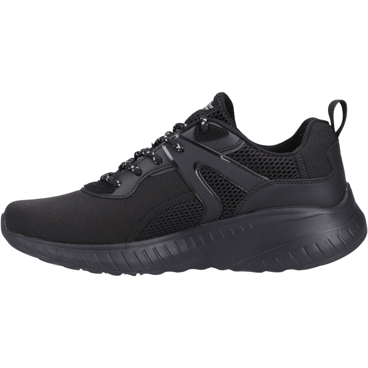 Skechers Men's Bobs Squad Chaos Elevated Drift Trainers in Black