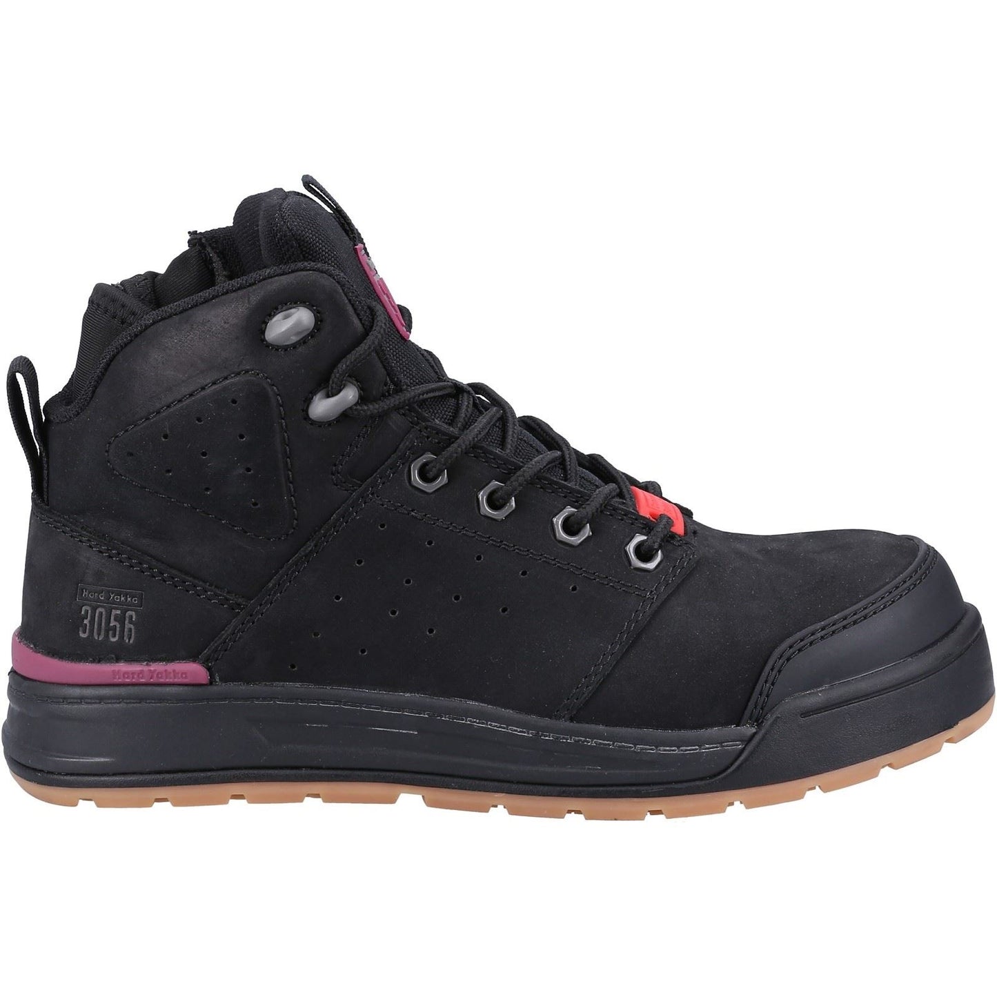 Hard Yakka Women's 3056 PR Side Zip Safety Boot in Black